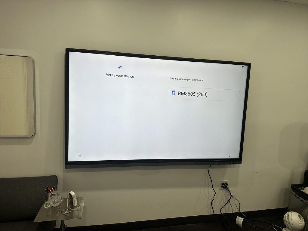 86 inch nteractive meeting board at in Roslyn, NY