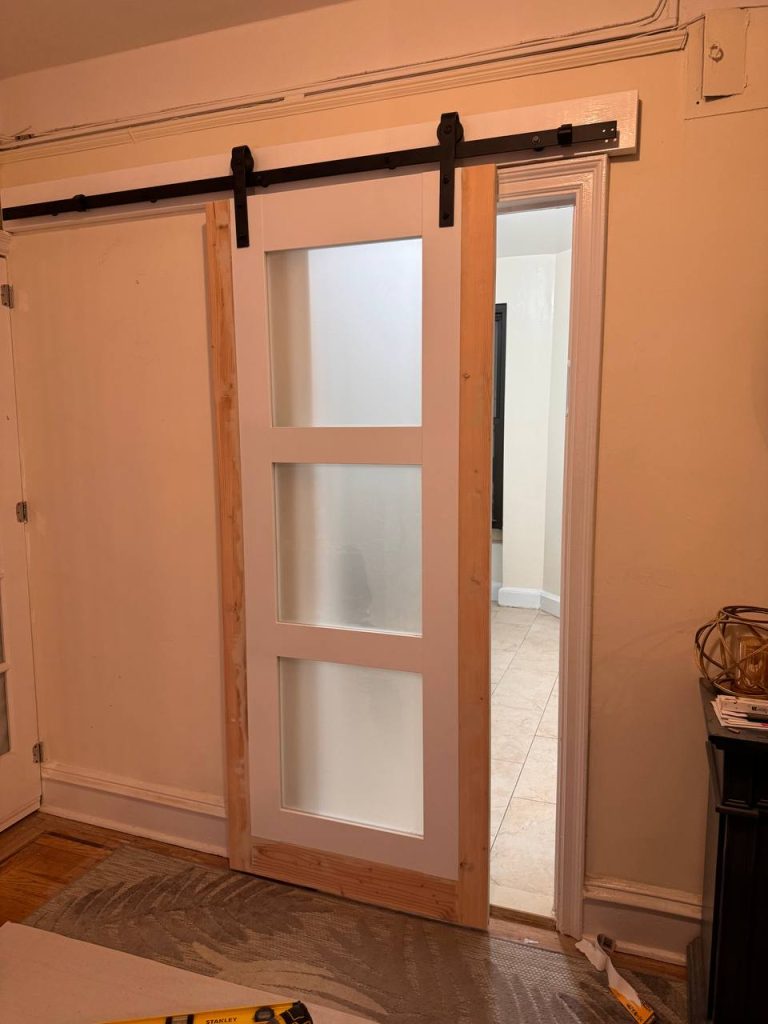 Barn door in Mineola, NY
