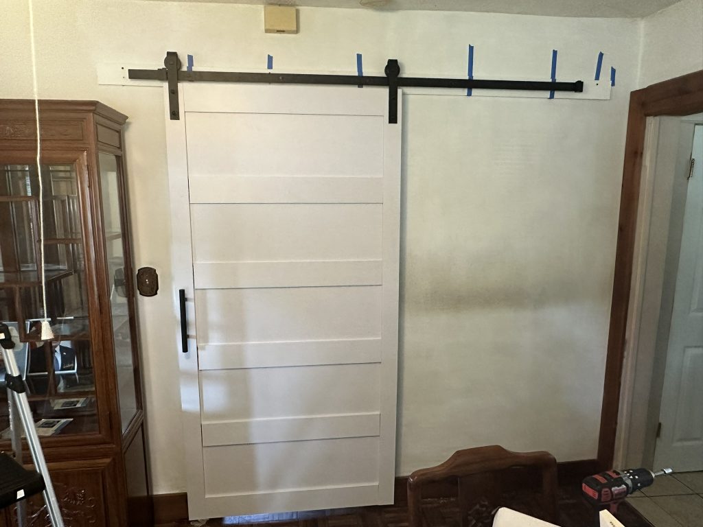 Barn door in Oceanside, NY