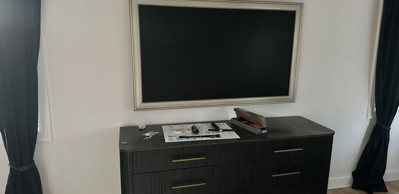 TV Unboxing & Stand Setup — Under 50"