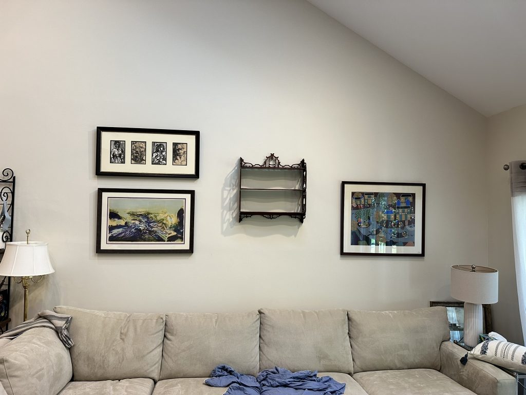 Pictures Gallery wall in Huntington, NY