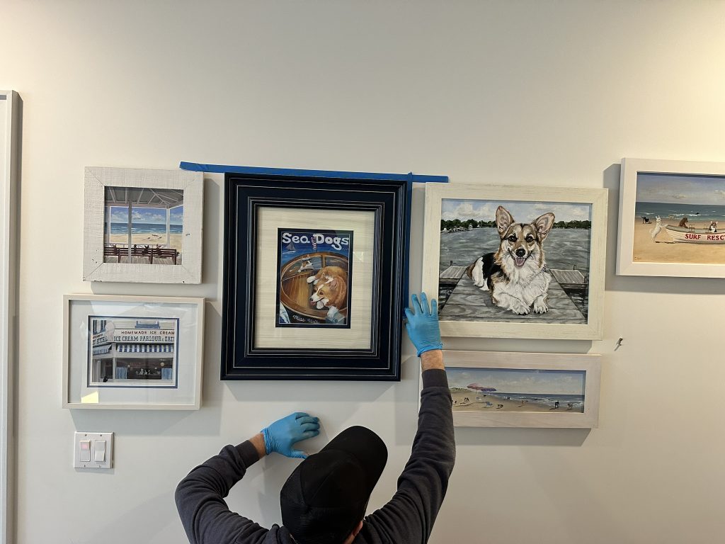 Pictures Gallery wall in Port Washington, NY